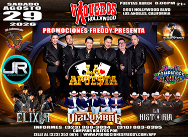 0829small Promociones Freddy | Tickets Express | La Apuesta • Conjunto Elixir • Vizlumbre • La Historia