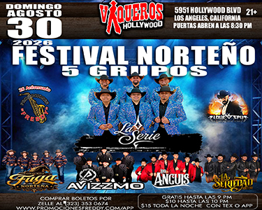 0830small Promociones Freddy | Tickets Express | La Serie • Conjunto Fuga Norteña • Avizzmo • Los Anguis • La Seriedad