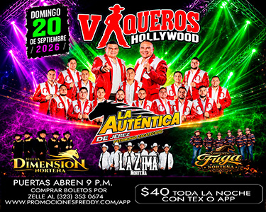 0920small Promociones Freddy | Tickets Express | La Autentica de Jerez • Nueva Dimension Norteña • La Zima Norteña • Conjunto Fuga Norteña