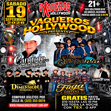 0919small Promociones Freddy | Tickets Express | Candido y su Huella Norteña • Conjunto Suspenso • Nueva Dimension Norteña • Conjunto Fuga Norteña